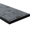 Betonnen onderplaat rotsmotief antraciet 184x36x3 cm