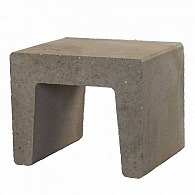 U-Element Grijs 50x40x40 cm