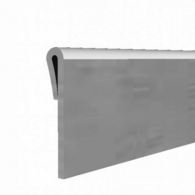 Hoekstuk 90° stalen kantopsluiting verzinkt 17x30 cm