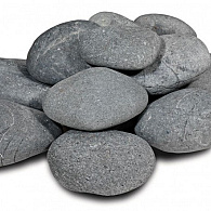 Beach Pebbles zwart 30-60 mm zak á 20 kg
