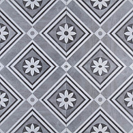 GeoCeramica Concreet Flower Decorate 60x60x4 cm