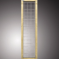 Vuren draadscherm in kader 45x180 cm