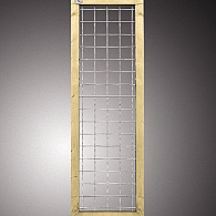 Vuren draadscherm in kader 60x180 cm