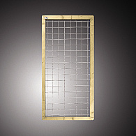 Vuren draadscherm in kader 90x180 cm