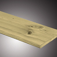 Vuren plank geschaafd 1,6x14x360 cm