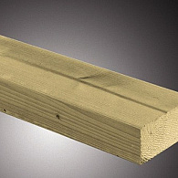 Vuren regel geschaafd 4,5x7x420 cm