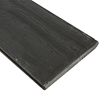 Betonnen onderplaat antraciet houtmotief 184x36x3 cm