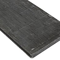 Betonnen onderplaat antraciet leisteen 184x36x3 cm
