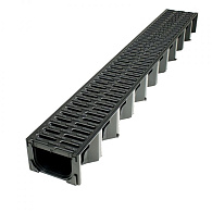 ACO Hexaline kunststofgoot 100 cm zwart