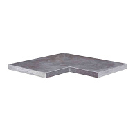 Bluestone afdekhoekstuk 40/40x20x3 cm