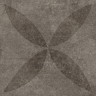 Solostone 3.0 Hormigon Flower Black 90x90x3 cm