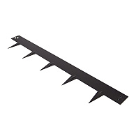 Multi-Edge Metal kantopsluiting Zwart 100 cm x 17,5 cm x 1,5 mm