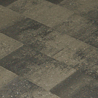 Vlakstone 20x30x4 grijs/zwart genuanceerd