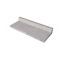 Schellevis® traptrede L-model Grijs 100x40x15 cm