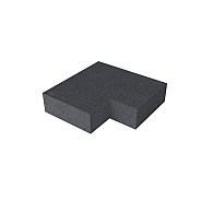 Schellevis® trap hoekstuk 90° binnen (37/15) Antraciet 60x60 cm