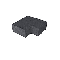 Schellevis® trap hoekstuk 90° binnen (40/20) Antraciet 60x60 cm