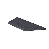 Schellevis® Zwembadrand hoekstuk verstek links Antraciet 100/60x40x5 cm