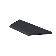 Schellevis® Zwembadrand hoekstuk verstek links Carbon 100/60x40x5 cm