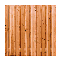 Coloured Wood scherm geschaafd 180x180 cm, 21 planks