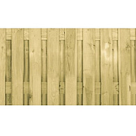 Grenen scherm verticaal 90x180 cm, 19 planks