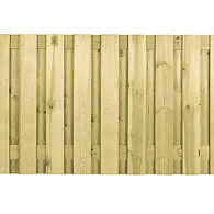 Grenen scherm verticaal 130x180 cm, 19 planks