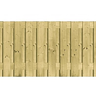 Grenen scherm verticaal 90x180 cm, 21 planks