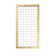 Vuren draadscherm in kader 180x90 cm