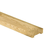 Vuren afdeklijst 4,4x9,5x180 cm