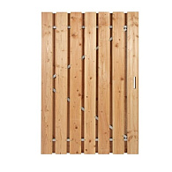 Coloured Wood Deur stalen frame 195x120 cm, geschaafd universeel.