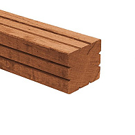 HH Bangkirai paal geschaafd fsc 6,8x6,8x300 cm