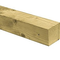 Vuren paal geschaafd 9x9x360 cm