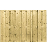 Vuren scherm 130x180 cm, 21 planks