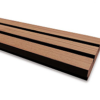 Triple Rhombus Zwart/Douglas 2,5x14x300 cm (25/130 werkend)