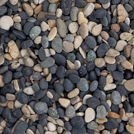 Natural Blend pebbles 5-8 mm in Big Bag (1m³)