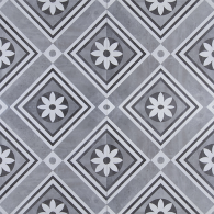 GeoCeramica Concreet Flower Decorate 60x60x4 cm