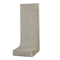 L-Element Grijs 100x50x40 cm