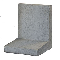 L-Element Grijs 50x40x40 cm