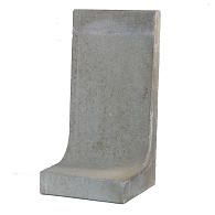 L-Element Grijs 80x40x40 cm