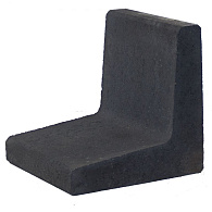 L-Element Zwart 40x40x40 cm