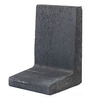 L-Element Zwart 60x40x40 cm
