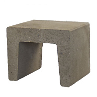 U-Element Grijs 50x40x40 cm