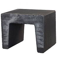 U-Element Zwart 50x40x40 cm