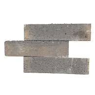 Patioblok strak Bruin / Zwart 60x12x12 cm