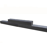 Patioblok strak Antraciet 60x12x10 cm
