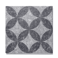 GeoProArte® Flowers Light Grey Flower 60x60x4 cm