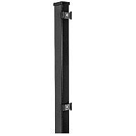 Hoekpaal antraciet 4x4x150 cm tbv gaasmat 100 cm