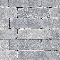 Stonique longstone getrommeld Grijs/Zwart 31,5x10,5x7 cm