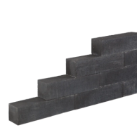 Linea Block Small Black 60x12x12 cm