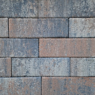 Longstone opritsteen strak met facet 31,5x10,5x7 cm Tricolore