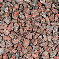 Granietsplit rose/rood 8-16 mm zak á 20 kg